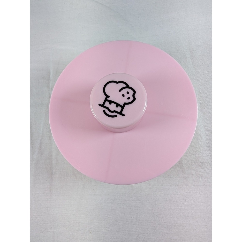 Crumbl Cookie Cutter - Pink Original Discontinued Logo 4-Way Slicer